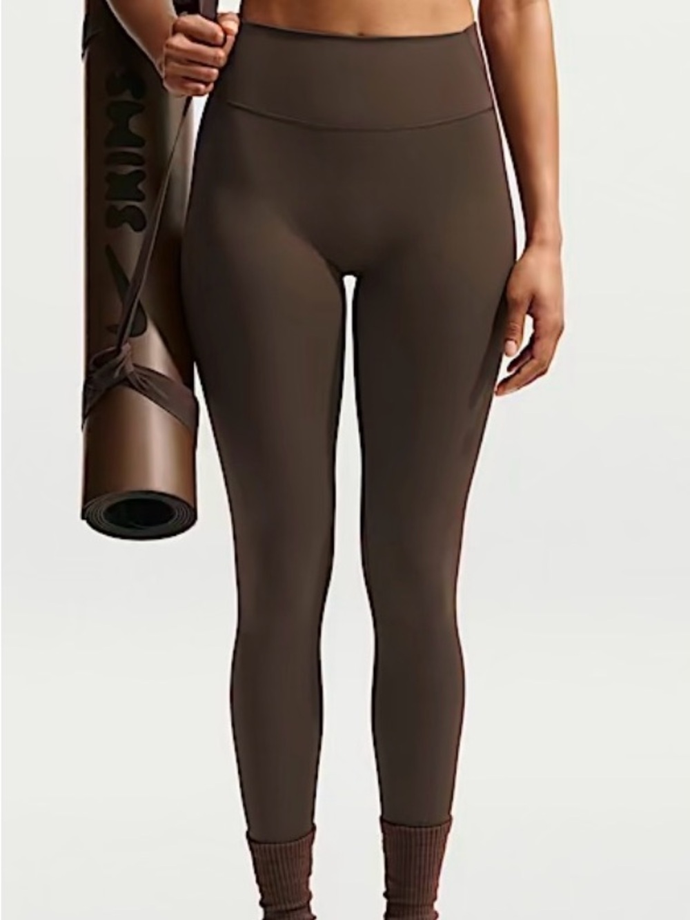 Nike Skims High-Rise Performance Leggings - Brown